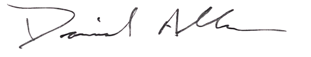 Daniel allman signature